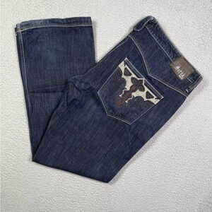 Vintage y2k antik denim embroidered‎ jeans